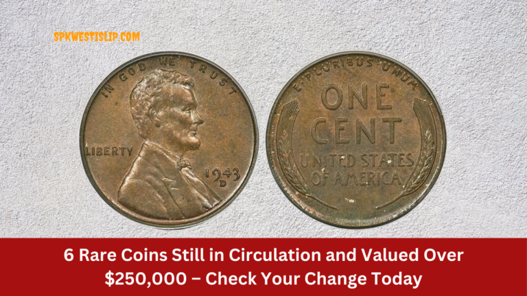 6 Rare Coins Still in Circulation and Valued Over $250,000 – Check Your Change Today