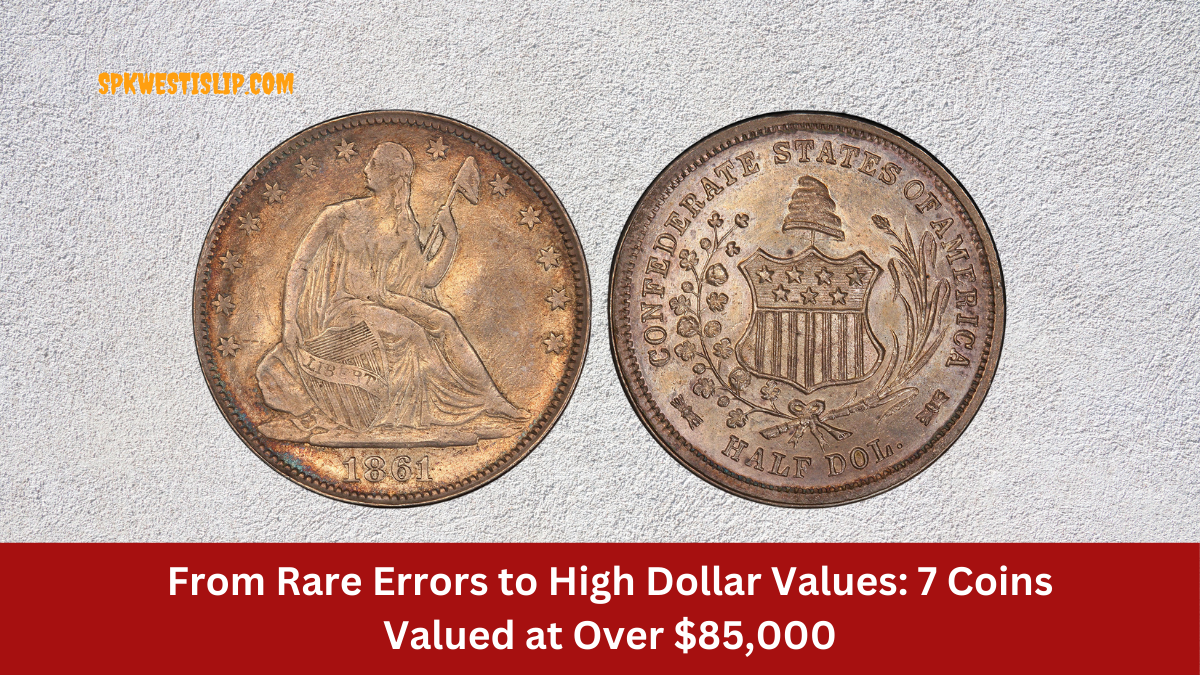 From Rare Errors to High Dollar Values: 7 Coins Valued at Over $85,000